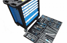 Benson gevulde gereedschapswagen nieuw blauw