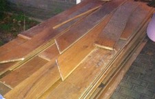 Eikenhouten vloer 90m2 (waterschade)