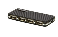 Actieve 4-poorts USB 2.0 hub + adapter