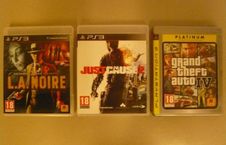 PS3 Games: L.A. Noire / GTA IV / Just Cause 2