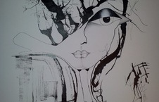 Tekening  50 x 65 cm