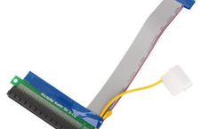 PCI-E Risers x1 - x16 molex 24 cm molex powerd Miningshop.nl