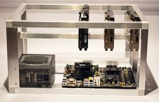 Quad open rig 1-4 GPU Miningshop.nl