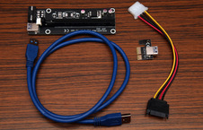 USB PCI-e riser kaarten