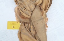 Louis Vuitton Sjaal/ Omslagdoek Goud-Bruin